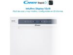 Candy Lavavajillas - Candy Rapido' CF 5C7F1W, 15 servicios, 8 programas, Inicio Diferido, Motor Inverter, 60 cm, Conectividad Wi-Fi, Blanco - Imagen 7