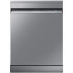 Samsung Lavavajillas - Samsung DW60A8050FS/EF, 14 servicios, 8 programas, 59.5 cm, Sistema AutoOpen, Extra Silence, WiFi, Inox