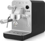 SMEG Cafetera espresso - SMEG EMC02BLMEU, 15 bar, 1700 W, 2 tazas, Negro, Acero inoxidable - Imagen 2