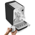 SMEG Cafetera espresso - SMEG EMC02BLMEU, 15 bar, 1700 W, 2 tazas, Negro, Acero inoxidable - Imagen 5
