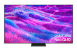 SAMSUNG TV Neo QLED 55" - SAMSUNG TQ55QN80FAUXXC, UHD 4K, NQ4 AI Gen2 Processor, Smart TV, DVB-T2 (H.265), Carbon Silver