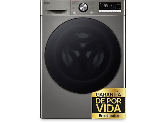 1556463_1 LG Lavadora carga frontal - LG F4WR7009AGS, Serie 700, 9 kg, 1400 rpm, 14 Programas, AI Direct Drive™, TurboWash™360˚, Inox - Imagen 1