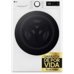 LG Lavadora carga frontal - LG F4WR6010A0W, Serie 600, 10 kg, 1400 rpm, 12 programas, AI Direct Drive™, TurboWash™360˚, Blanco