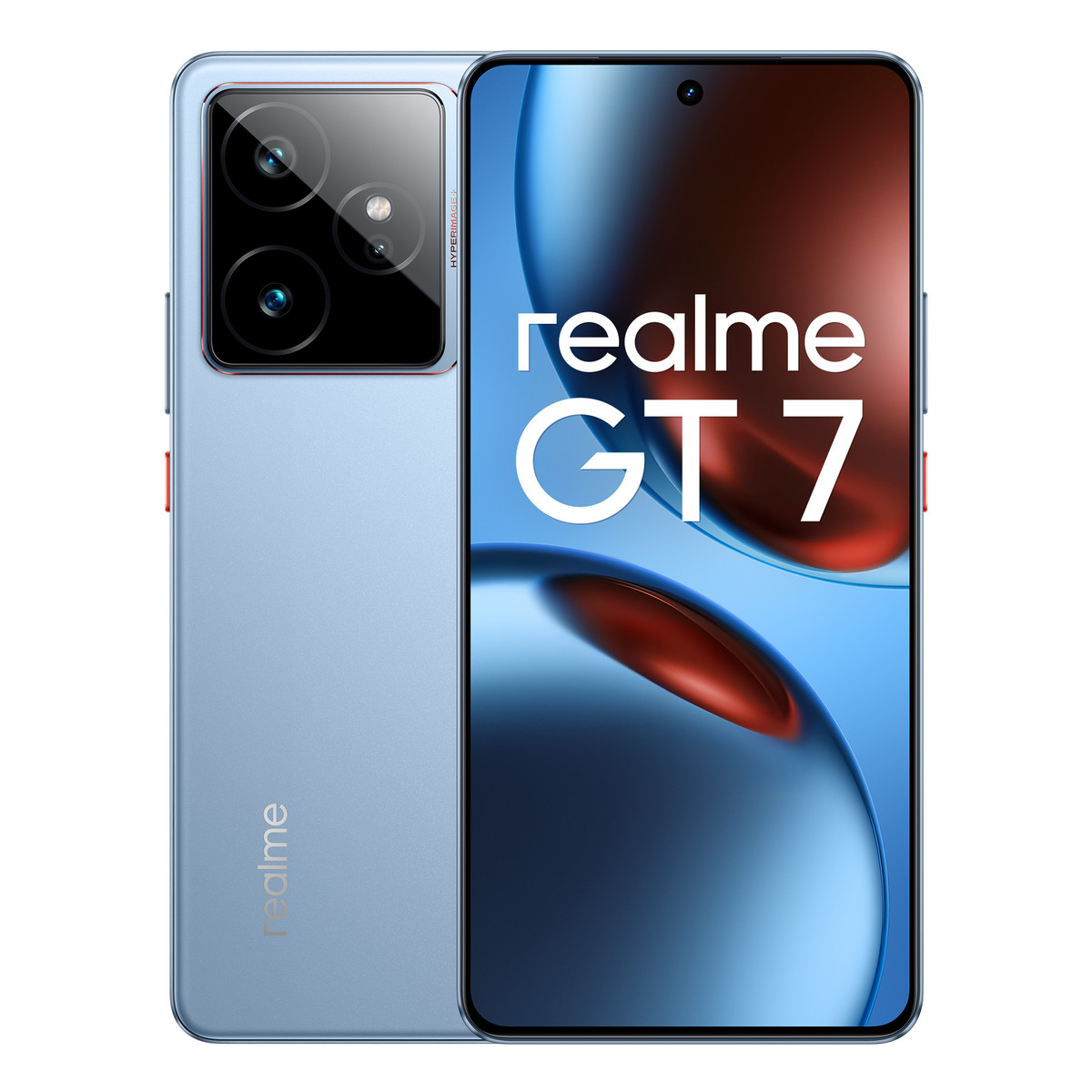 155726869_1 REALME GT 7, Azul, Móvil Sistema operativo propietario, 256 GB, 12 GB RAM, 6,78 " LTPO 2.5D, Mediatek Dimensity 9400e (4 nm), 7000 mAh - Imagen 1