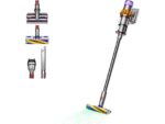 Dyson Aspirador escoba - Dyson V15 Detect™ Absolute, Potencia succión 240 AW, 60 min, Inteligente y Potente, 3 Modos, Tecnología Láser, Sensor Sucieda
