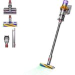 Dyson Aspirador escoba - Dyson V15 Detect™ Absolute, Potencia succión 240 AW, 60 min, Inteligente y Potente, 3 Modos, Tecnología Láser, Sensor Sucieda
