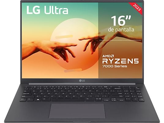 1557760_1 LG REACONDICIONADO Seminuevo Muy bueno Portátil - LG 16UD70R-G.AX56B, 16" WUXGA, Ryzen™ 5 7530U, 16GB RAM, 512GB SSD, AMD Radeon™ Graphics, Sin SO - Imagen 1