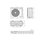 DAITSU Aire acondicionado por conductos - DAITSU SPLIT ATLAS CONDUCTOS ACD 24K DBS, 6105 fg/h, Función Inverter, Gris - Imagen 2