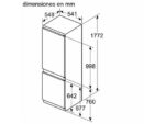 Balay Frigorífico combi integrable- Balay 3KIE711S, Low Frost, 177 cm, 267 l, Cajón Fresh, Blanco - Imagen 2
