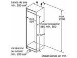Balay Frigorífico combi integrable- Balay 3KIE711S, Low Frost, 177 cm, 267 l, Cajón Fresh, Blanco - Imagen 3