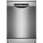 Bosch Lavavajillas - Bosch SMS4HVI02E, 14 servicios, 6 programas, 60 cm, Home Connect, Función Extra secado, Inox