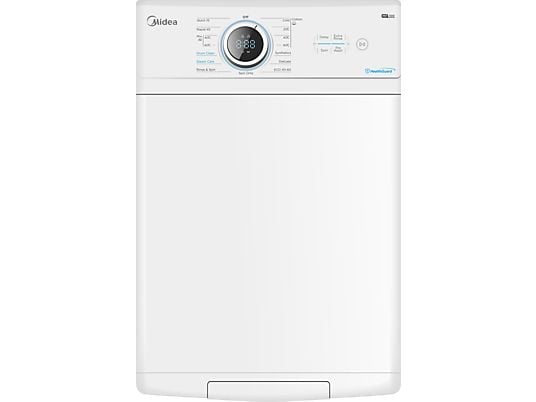 1561743_1 Midea Lavadora carga superior - Midea MF100T70B/W-ES, 7 kg, 1200 rpm, 15 Programas, Monitor LED, Blanco - Imagen 1