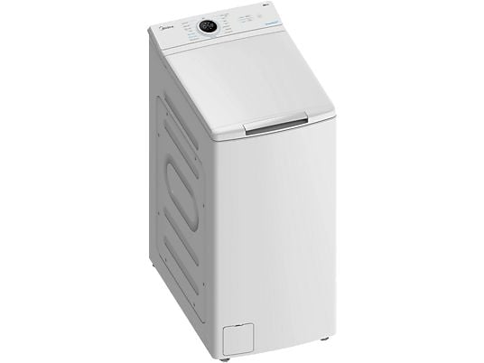 1561744_1 Midea Lavadora carga superior - Midea MF100T80B/W-ES, 8 kg, 1300 rpm, 15 programas, Display, Blanco - Imagen 1