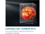 Midea Lavadora carga superior - Midea MF100T80B/W-ES, 8 kg, 1300 rpm, 15 programas, Display, Blanco - Imagen 5