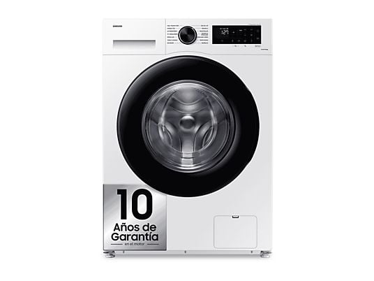 1561845_1 Samsung Lavadora carga frontal - Samsung WW90CGC04DAEEC, 9 kg, 1400 rpm, EcoBubble™, Función WiFi con SmartThings, Blanco - Imagen 1