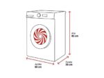 Samsung Lavadora carga frontal - Samsung WW90CGC04DABEC, 9kg, 1400 rpm, EcoBubble™, Función WiFi con SmartThings, Negro - Imagen 2