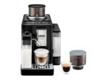 De Cafetera superautomática - De'Longhi Rivelia EXAM440.55.B, 1450W, 19bar, Molinillo integrado, LatteCremaHot, Depósito leche, Táctil, 16 recetas, Ne