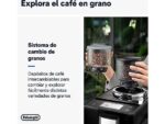 De Cafetera superautomática - De'Longhi Rivelia EXAM440.35.B, 1450W, 19bar, Molinillo integrado, Espumador leche, Táctil, 4 perfiles, 8 recetas, Negro - Imagen 3