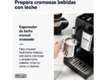 De Cafetera superautomática - De'Longhi Rivelia EXAM440.35.B, 1450W, 19bar, Molinillo integrado, Espumador leche, Táctil, 4 perfiles, 8 recetas, Negro - Imagen 4