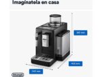 De Cafetera superautomática - De'Longhi Rivelia EXAM440.35.B, 1450W, 19bar, Molinillo integrado, Espumador leche, Táctil, 4 perfiles, 8 recetas, Negro - Imagen 7