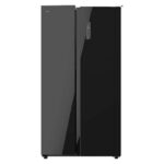 Cecotec Frigorífico americano - Cecotec Bolero CoolMarket SBS 550 Glass E, No Frost, 177 cm, 550 l, Inverter Plus, Puertas de cristal, Glass
