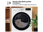 LG Secadora bomba de calor - LG RH80V9AV4N, 8 kg, 14 programas, Dual Inverter Compressor™, Eco Hybrid™, Display Gran LED, Blanco - Imagen 8