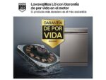 LG Lavavajillas - LG DF355FP, 14 servicios, 9 programas, 60 cm, LED táctil, Tercera bandeja, QuadWash™, Acero inoxidable - Imagen 4