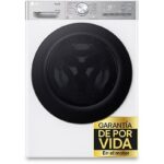 LG Lavadora secadora - LG F4DR9513A2W, 13 Kg + 7 Kg, 1400 rpm, 14 programas, AI Direct Drive™, TurboWash™360, Autodosificación, Blanco