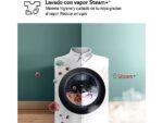 LG Lavadora secadora - LG F4DR7511AGW, 11 kg / 6 kg, 1400 rpm, 14 programas, AI Direct Drive™, Autodosificación, TurboWash™360, Blanco - Imagen 6