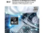 LG Lavadora secadora - LG F4DR6010A1W, 10 kg / 6 kg, 1400 rpm, 12 programas, AI Direct Drive™, TurboWash™360˚, Blanco - Imagen 4