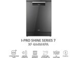 Haier Lavavajillas - Haier I-Pro Shine Series 7 XF 4A4M4PA, 14 servicios, 10 programas, 60 cm, Motor Inverter, Wi-Fi, Gris - Imagen 7