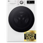LG Lavadora secadora - LG F4DR7011AGW, 11 kg/6 kg, 1400 rpm, 14 programas, AI Direct Drive™, TurboWash™360, Blanco