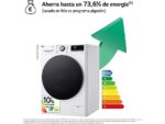 LG Lavadora secadora - LG F4DR7011AGW, 11 kg/6 kg, 1400 rpm, 14 programas, AI Direct Drive™, TurboWash™360, Blanco - Imagen 3
