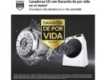 LG Lavadora secadora - LG F4DR7011AGW, 11 kg/6 kg, 1400 rpm, 14 programas, AI Direct Drive™, TurboWash™360, Blanco - Imagen 4