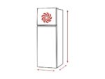 Hisense Frigorífico dos puertas - Hisense RT422N4ACE, No frost, 169.6 cm, 325 l, Tecnología inverter, Inox - Imagen 2