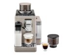 De Cafetera superautomática - De'Longhi Rivelia EXAM440.55.BG, 1450W, 19bar, Molinillo integrado,LatteCremaHot, Depósito leche, Táctil, 16 recetas, Be