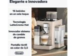 De Cafetera superautomática - De'Longhi Rivelia EXAM440.55.BG, 1450W, 19bar, Molinillo integrado,LatteCremaHot, Depósito leche, Táctil, 16 recetas, Be - Imagen 2