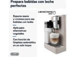 De Cafetera superautomática - De'Longhi Rivelia EXAM440.55.BG, 1450W, 19bar, Molinillo integrado,LatteCremaHot, Depósito leche, Táctil, 16 recetas, Be - Imagen 4