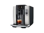 Jura Cafetera superautomática - Jura E8, 15 bar, 1450W, 2 tazas, 17 programas, Pantalla a color, Platino