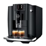 Jura Cafetera superautomática - Jura E6, 15 bar, 1450 W, 2 tazas, Easy Cappuccino, Molienda profesional, Negro