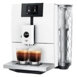 Jura Cafetera superautomática - Jura Ena 8 Full Nordic EC, 15 bar, 1450W, 2 tazas, Espuma fina, Café en grano, WiFi, Blanco