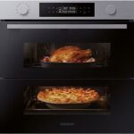 Samsung Horno - Samsung NV7B4530ZAS/U1 Dual Cook Flex, Multifunción, Pirolítico, 76l, 59.5 cm, WiFi, Puerta Flexible, Inox