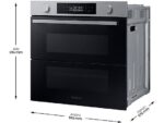 Samsung Horno - Samsung NV7B4530ZAS/U1 Dual Cook Flex, Multifunción, Pirolítico, 76l, 59.5 cm, WiFi, Puerta Flexible, Inox - Imagen 2