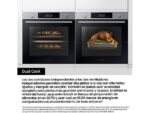 Samsung Horno - Samsung NV7B4530ZAS/U1 Dual Cook Flex, Multifunción, Pirolítico, 76l, 59.5 cm, WiFi, Puerta Flexible, Inox - Imagen 5