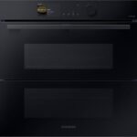 Samsung Horno a vapor - Samsung NV7B6795JAK/U1 Dual Cook Steam™, Multifunción, Pirolítico, 76 l, 59.5 cm, WiFi, Puerta Fléxible, Negro