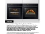 Samsung Horno a vapor - Samsung NV7B6795JAK/U1 Dual Cook Steam™, Multifunción, Pirolítico, 76 l, 59.5 cm, WiFi, Puerta Fléxible, Negro - Imagen 6