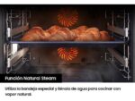 Samsung Horno de vapor - Samsung NV7B5750TDK/U1, Multifunción, Pirolítico, Air Fry, 76l, 59.5 cm, Dual Cook Flex, WiFi, Negro - Imagen 6