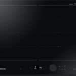 Samsung Placa inducción - Samsung NZ64B7799KK/U1, 4 zonas, 26 cm, Dual Flex, 59 cm, WiFi, Negro