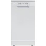 Candy Lavavajillas - Candy Brava CDPH 2L1049W-01, 10 servicios, 5 programas, 45 cm, Programa rápido 39' min, Blanco