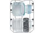 Candy Lavavajillas compacto - Candy Rapido' CF0C7SB0FX, 10 servicios, 8 programas, 45 cm, Motor Inverter, Wi-Fi, Inox - Imagen 6